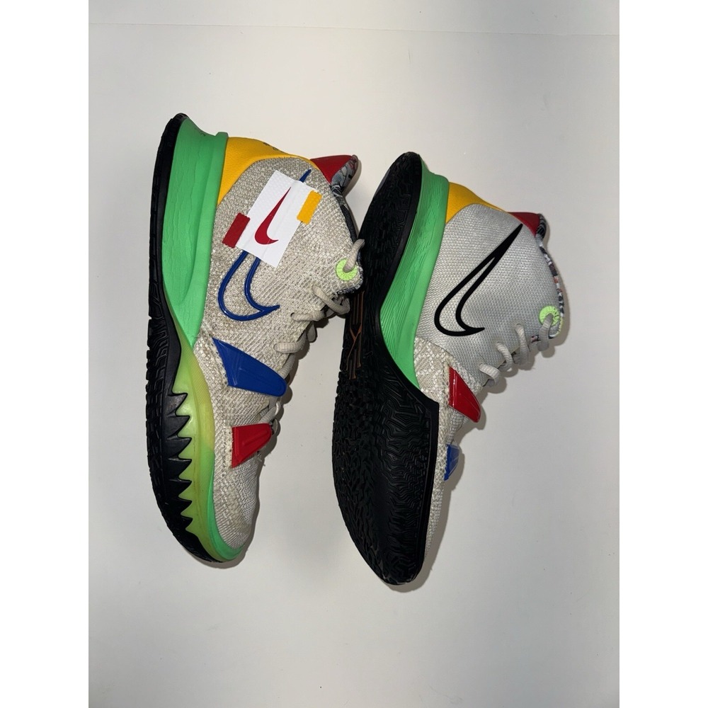 Nike Shoes Kyrie 7 Visions 2021 Size 8.5 9.5 DC9122 001 Sneaker With Box - Picture 5 of 15